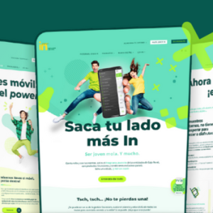 Saca tu lado más In - Captura de la página web joven-in.com en un móvil Saca tu lado más In - Captura de la página web joven-in.com en un móvil