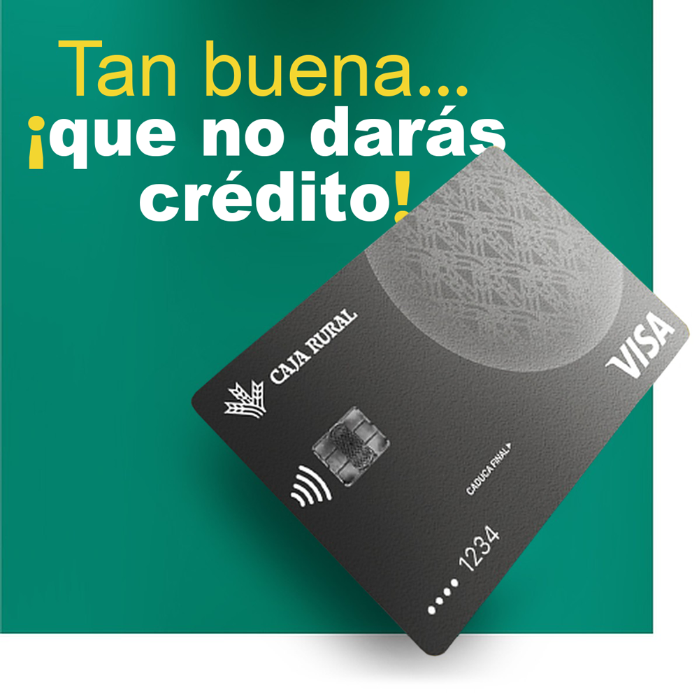 Tarjeta de crédito de Caja Rural del Sur, tan buena que no darás crédito