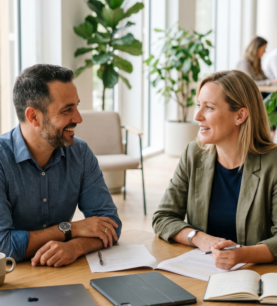 empresarios reunidos