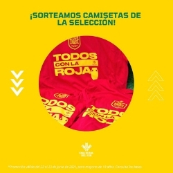 Sorteo Camisetas de Apoyo a la Selección Española - EURO2020