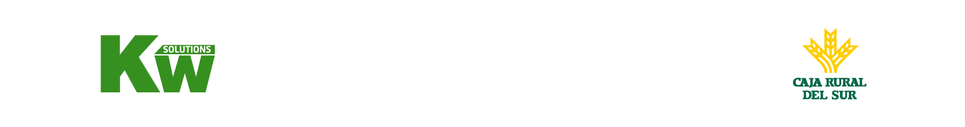 Logos KWsolutions y Caja Rural del Sur