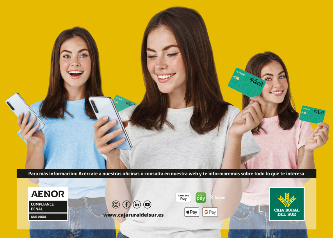 Tarjeta facil 3 en 1 Caja Rural del Sur